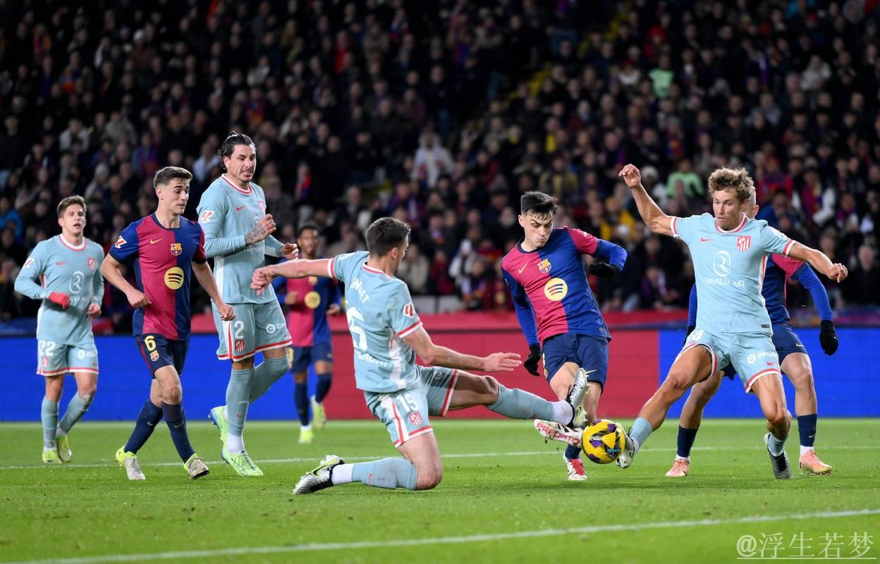 巴萨与马竞上演“终极对决前哨战”